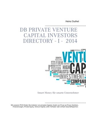 cover image of DB Private Venture Capital Investors Directory  I--2014